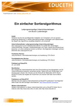 Einfacher Sortieralgorithmus (PDF, 210 KB)