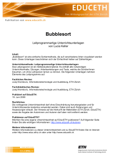 Bubblesort (PDF, 168 KB)
