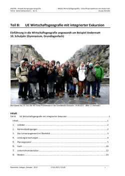 Dokument 2: &Uuml;bersicht &uuml;ber die Unterrichtseinheit (PDF, 504 KB)