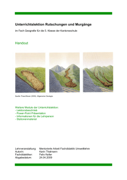 Rutschungen und Murgänge (PDF, 316 KB)