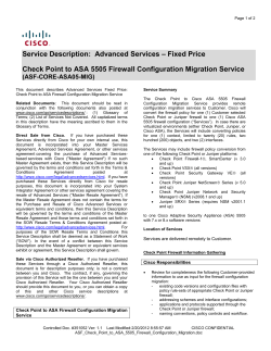 download PDF file Check Point to ASA 5505 Firewall Configuration Migration 120KB