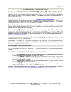 download PDF file WebEx Audio 174KB