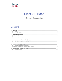 download PDF file SP Base Support (Outside US and Canada only) 30KB