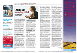Nicht auf Wundermittel warten, Deutsches Handelsblatt Nr. 40, 29.09.2008. (PDF, 382 KB)