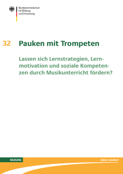 Pauken mit Trompeten (Bundesministerium f r Bildung f r Bildung und Forschung) (PDF, 1.5 MB)