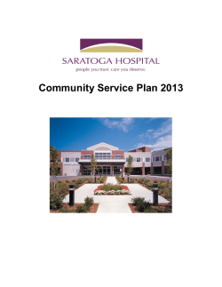 Community Service Plan