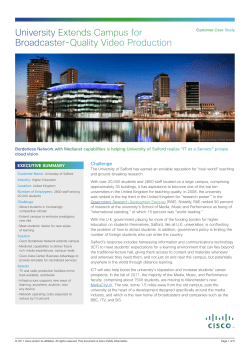 Universit&agrave; di Salford