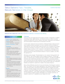 swisscom telecommunications case study