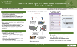 Secondhand smoke exposure in airports across the Europe and the U.S.: An observation-based study
