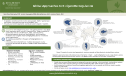 Global approaches to e-cigarette regulation