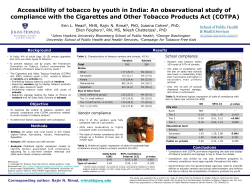 Accessibility of tobacco by youth in India: An observational study of compliance with the Cigarettes and Other Tobacco Products Act (COTPA)