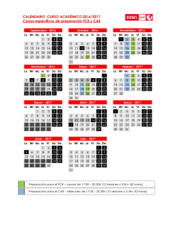 Cursos de preparaci n FCE y CAE - 45 h