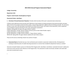 2013 2014 JS assessment report