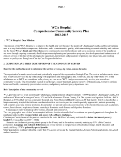 Community Service Plan