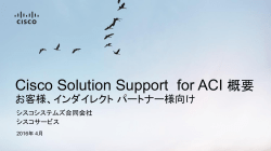 Solution Support for ACI