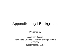 Legal Background