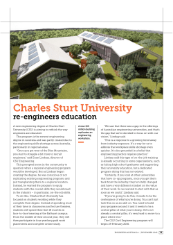 Engineers Australia's Create magazine.