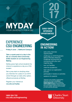 CSU Engineering MyDay