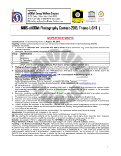 NIOS-shOObh Photography Contest-2015, Theme-LiGHT (224 KB)