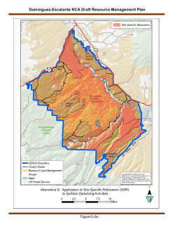 Alternative E: Application of Site Specific Relocation (SSR) to Surface Disturbing Activities (2 2e)