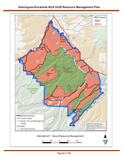 Alternative E: Visual Resource Management (2 12e)