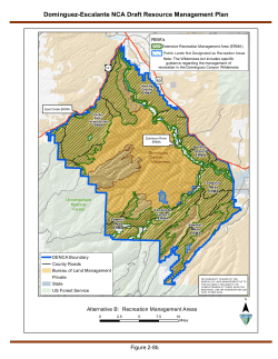 Alternative B: Recreation Management Areas (2 8b)