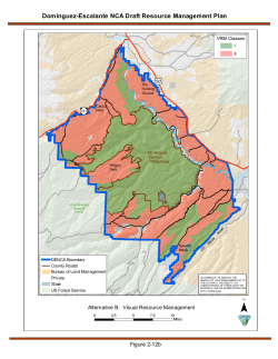 Alternative B: Visual Resource Management (2 12b)