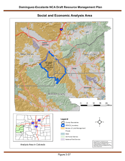 Social and Economic Analysis Area (3-37)