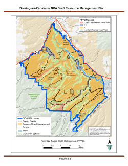 Potential Fossil Yield Categories (PFYC) (3 2)