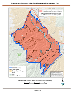 Alternative B: Areas Closed to Recreational Target Shooting (2 7b)