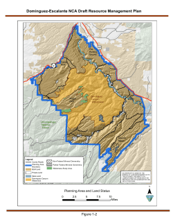 Planning Area Land Status (1-2)