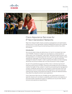 Fiche technique sur Assurance Services