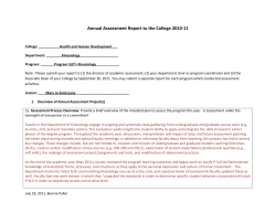 KIN annual assessment report 10-11