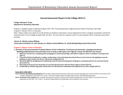 elementary educ ma assessment 10-11