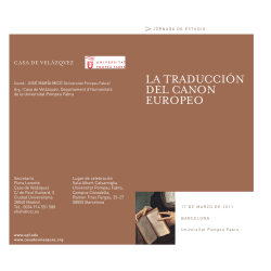 Programa de la Jornada