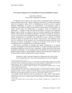 Jes s Ponce C rdenas: Eros nupcial : im genes de la sensualidad en la poes a epital mica europea , eHumanista , 15 (2010), pp. 176-208.