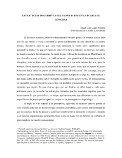ngel Luis Luj n Atienza: Estrategias discursivas del genus turpe en la poes a de G ngora , en Joaqu n Roses (ed.), G ngora Hoy VIII. G ngora y lo prohibido: erotismo y escatolog a , Diputaci n de C rdoba (2006), pp. 39-57.