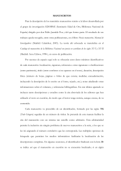 Manuscritos