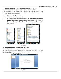 Office Productivity Tools (Part II) (2.74 MB)