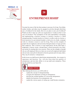 Lesson 20. Entrepreneurship (98 KB)