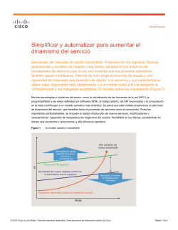 Simplifique y automatice para ofrecer servicios m�s din�micos