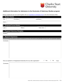 Additional Information Form
