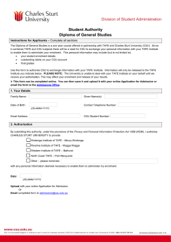 Student Authority Waiver