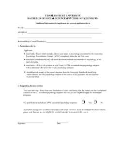 additional application form