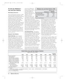A Look into Alabama's Iron and Steel Industry