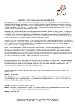 More about Mitchell Early Learning Centre Bathurst