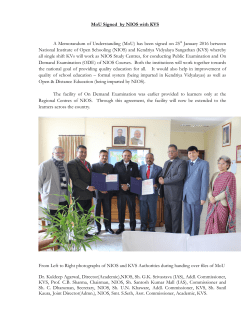 MoU Signed by NIOS with KVS (520 KB)