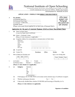 Application form for Assistant Engineer (Civil) in WORD Format (211 KB)