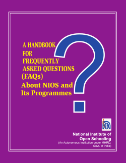 Handbook for FAQs in English (990 KB)