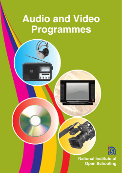 Audio Video Programme Brochure (1.33 MB)